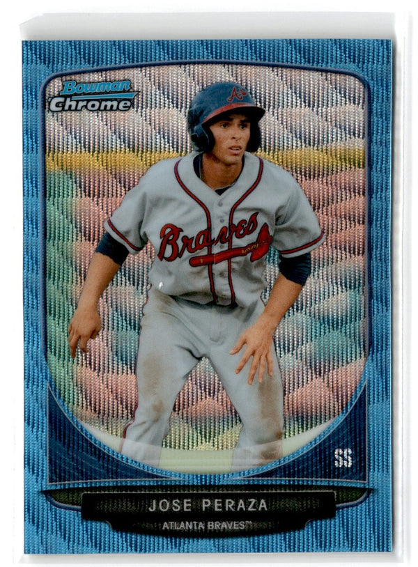 2013 Bowman Chrome Prospects Blue Wave Jose Peraza #BCP36