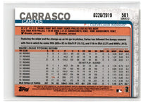 2019 Topps Carlos Carrasco #501