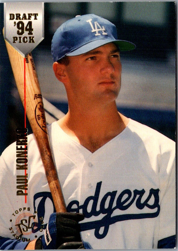 1994 Stadium Club Draft Picks Paul Konerko #80