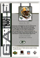 2002 UD Piece of History The Big Game Antonio Freeman #BG-15