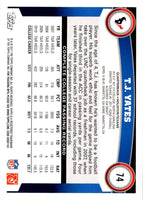 2011 Topps T.J. Yates #74 Rookie