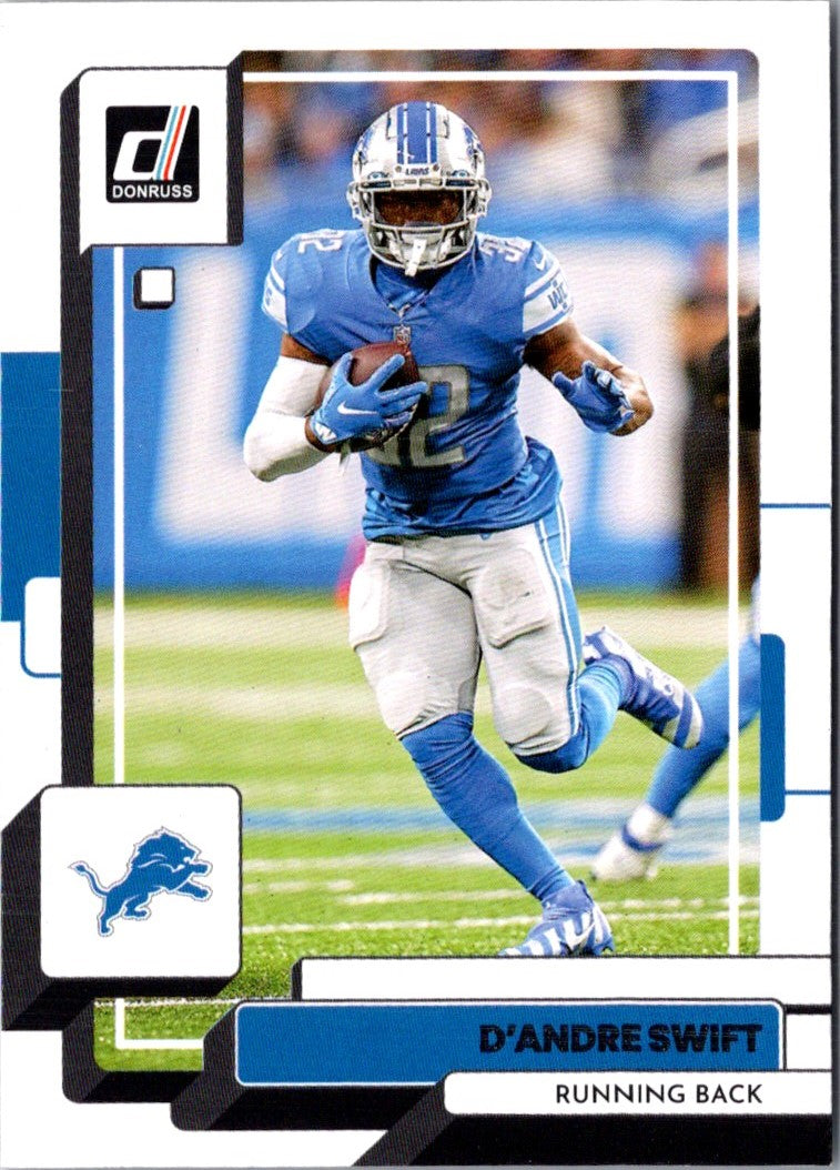 2022 Donruss Blue Press Proof D'Andre Swift