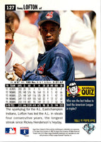 1996 Collector's Choice Kenny Lofton #127