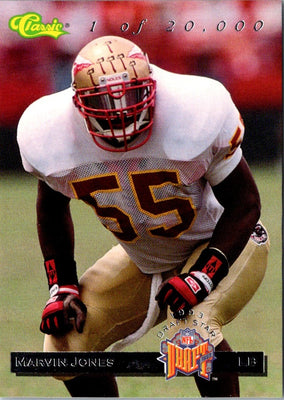 1993 Classic Draft Stars Marvin Jones #DS4