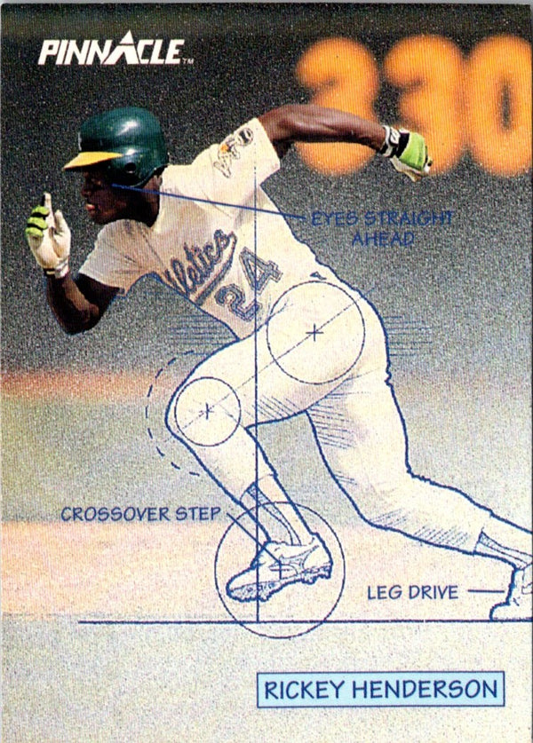 1992 Pinnacle Rickey Henderson #614