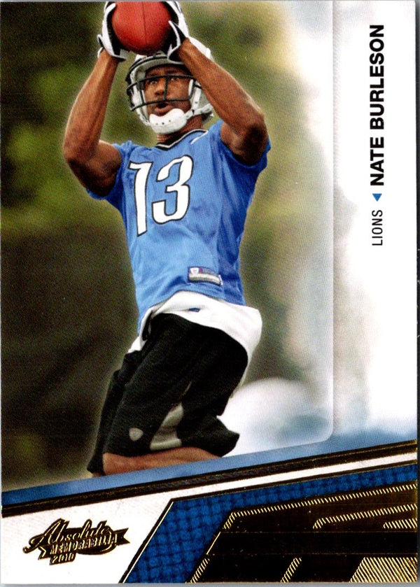 2010 Panini Absolute Memorabilia Nate Burleson #34