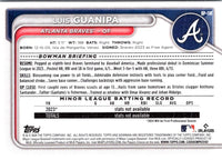 2024 Bowman Prospects Luis Guanipa #BP-118