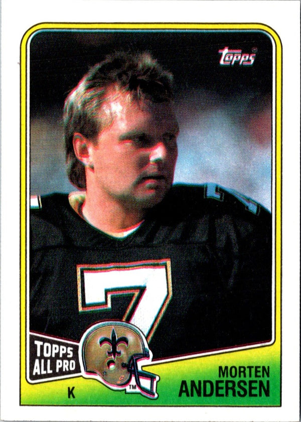 1988 Topps Morten Andersen #61