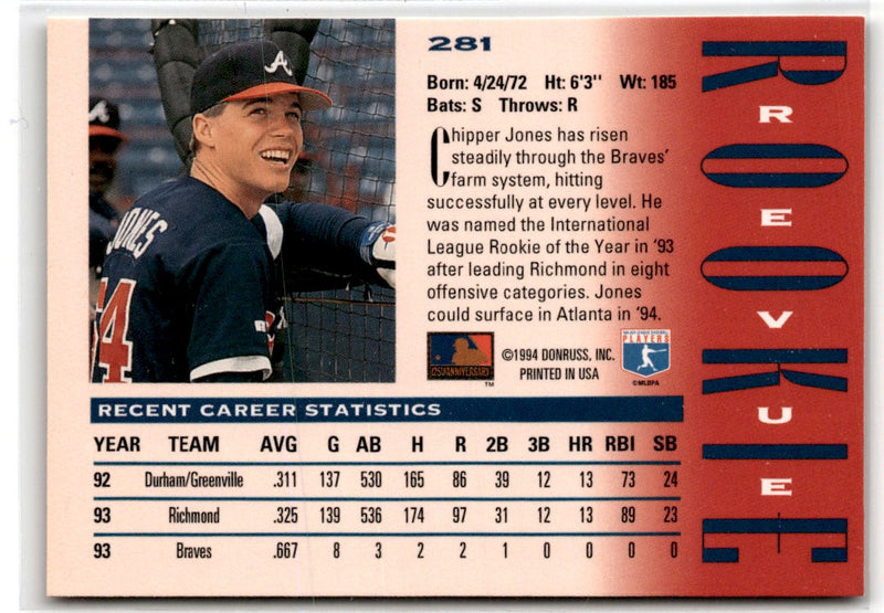 1994 Donruss David McCarty