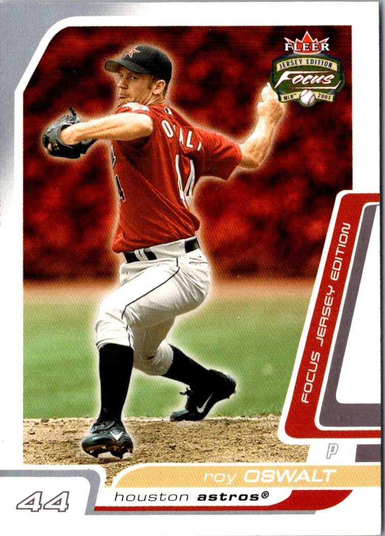 2003 Fleer Focus Jersey Edition Roy Oswalt