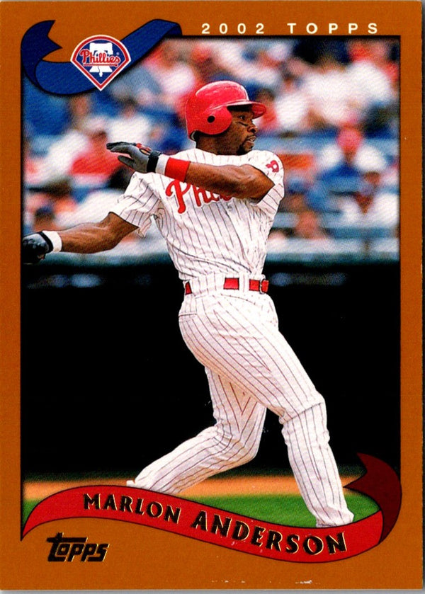 2002 Topps Marlon Anderson #269