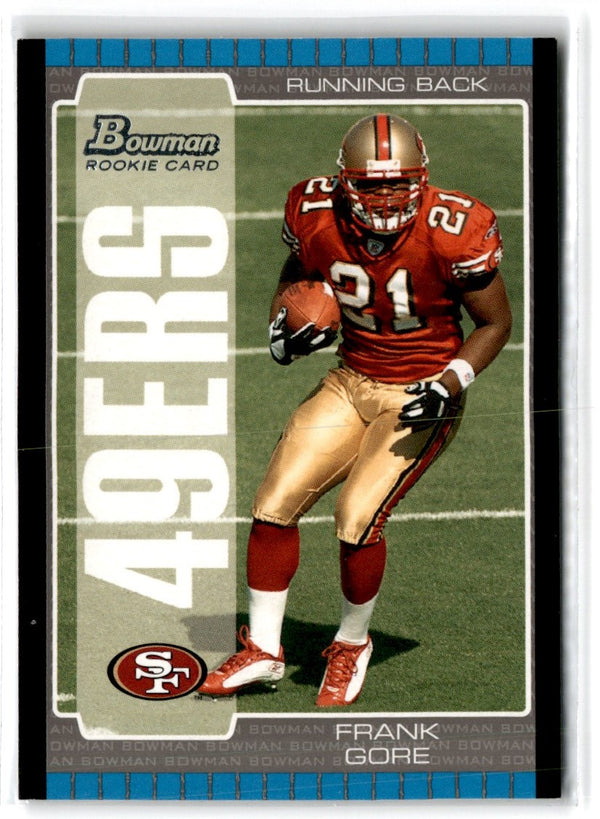 2005 Bowman Frank Gore #130 Rookie