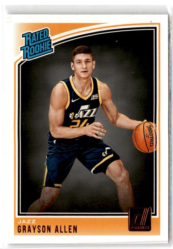 2018 Donruss Holo Orange Laser Grayson Allen #156