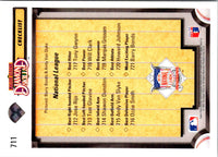 1992 Upper Deck Gold Hologram Diamond Skills Checklist #711