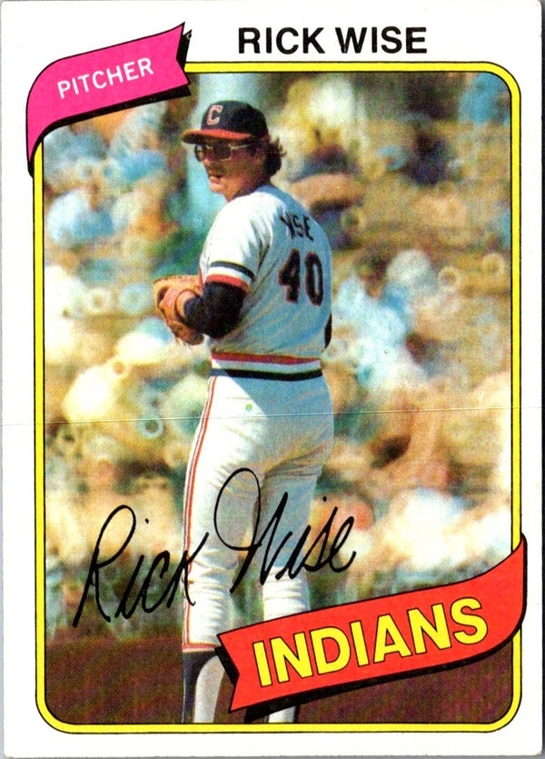 1980 O-Pee-Chee Rick Wise #370