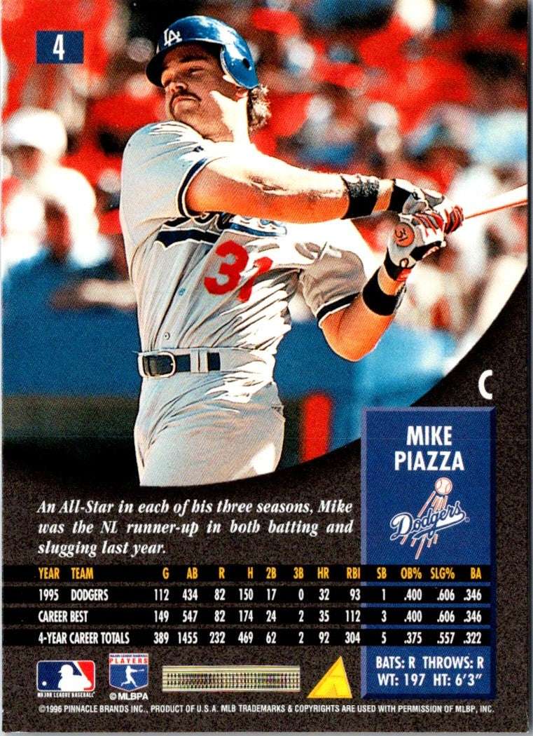 1996 Pinnacle Mike Piazza