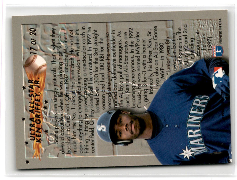 1992 Confex Baseball Enquirer Ken Griffey Jr.