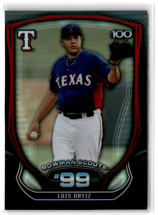 2015 Bowman Scouts Top 100 Luis Ortiz #BTP-99