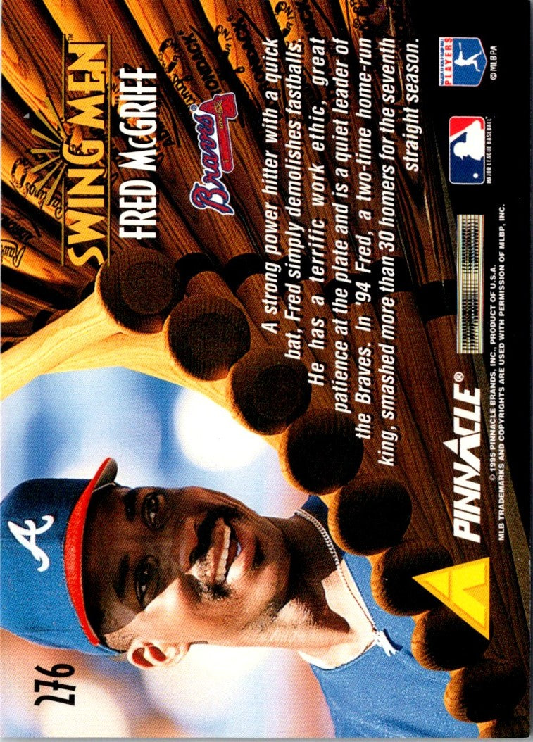 1995 Pinnacle Fred McGriff