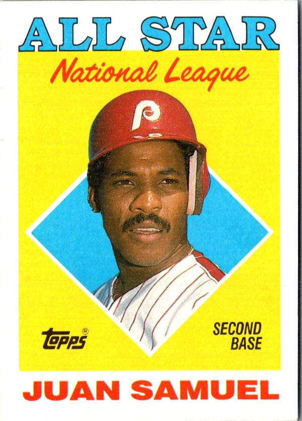 1988 Topps Juan Samuel #398