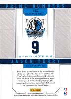 2013 Panini Totally Certified Materials Blue Prime Jason Terry #9