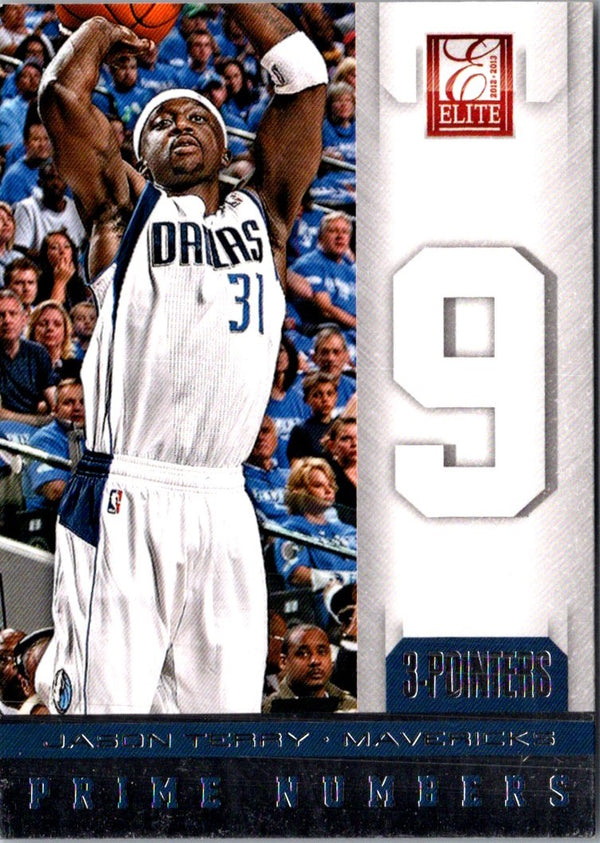 2013 Panini Totally Certified Materials Blue Prime Jason Terry #9