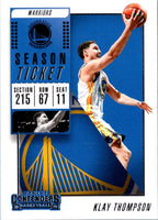 2018 Panini Contenders Game Ticket Green Klay Thompson #96