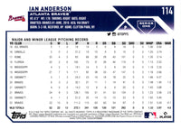 2023 Topps Ian Anderson #114