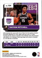 2022 Donruss Optic Davion Mitchell #124