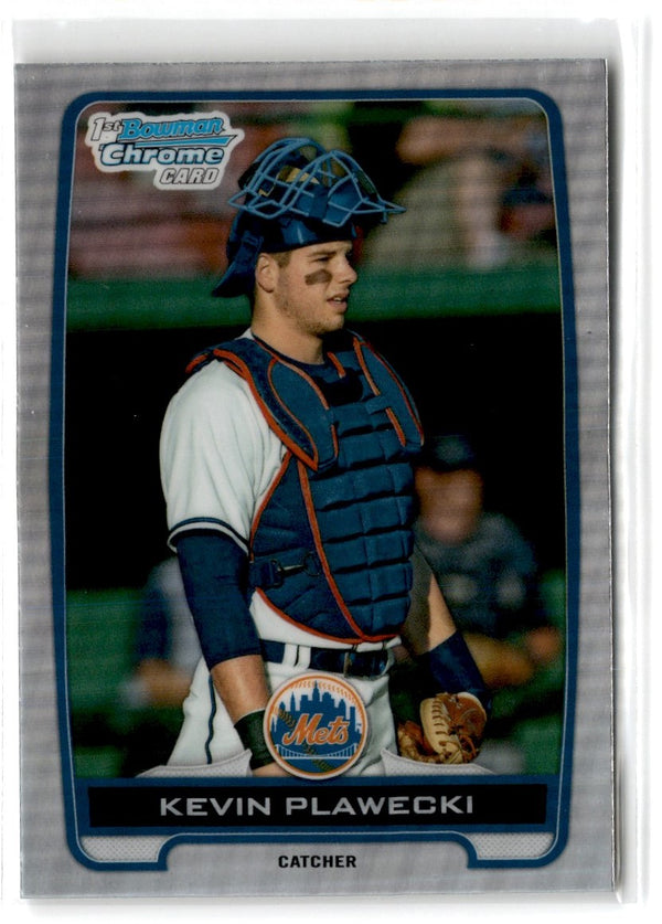 2012 Bowman Draft Picks & Prospects Chrome Kevin Plawecki #BDPP18 Refractor