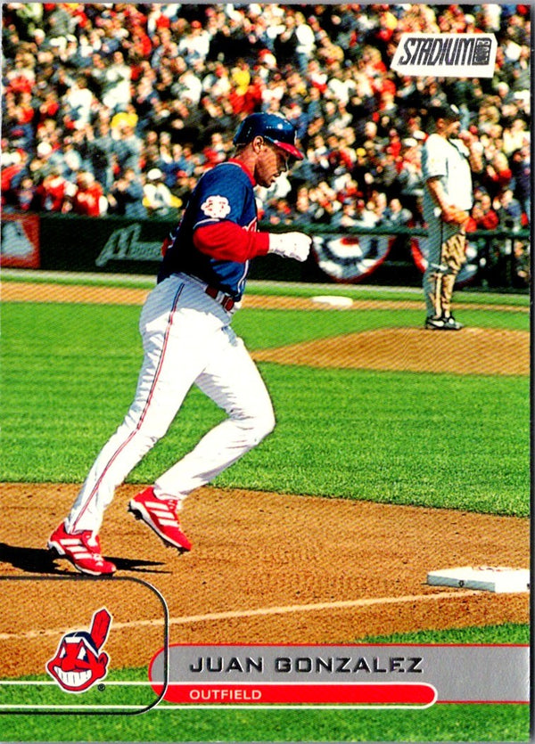 2002 Stadium Club Juan Gonzalez #26