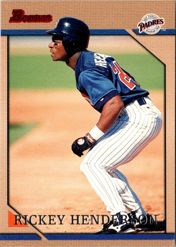 1996 Bowman Rickey Henderson #38