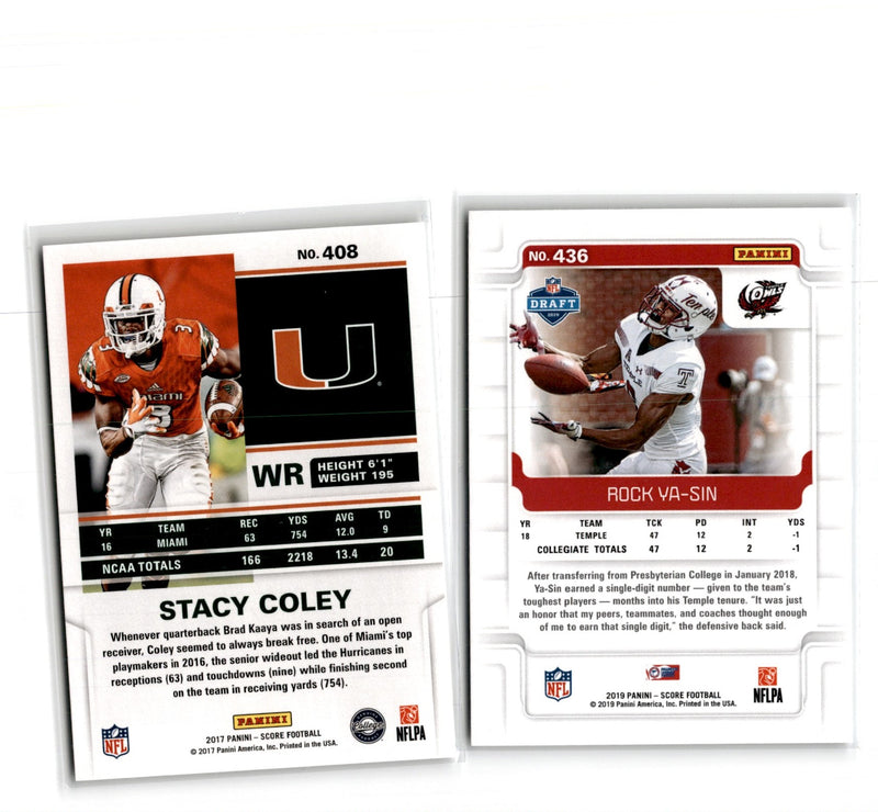 2017 Score Rookie Stacy Coley