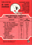 1984 Fleer Team Action Sprinting around the corner (Offense)