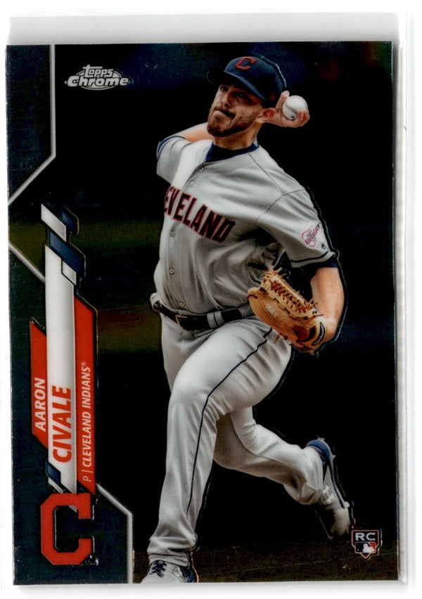 2020 Topps Chrome Aaron Civale #143 Rookie