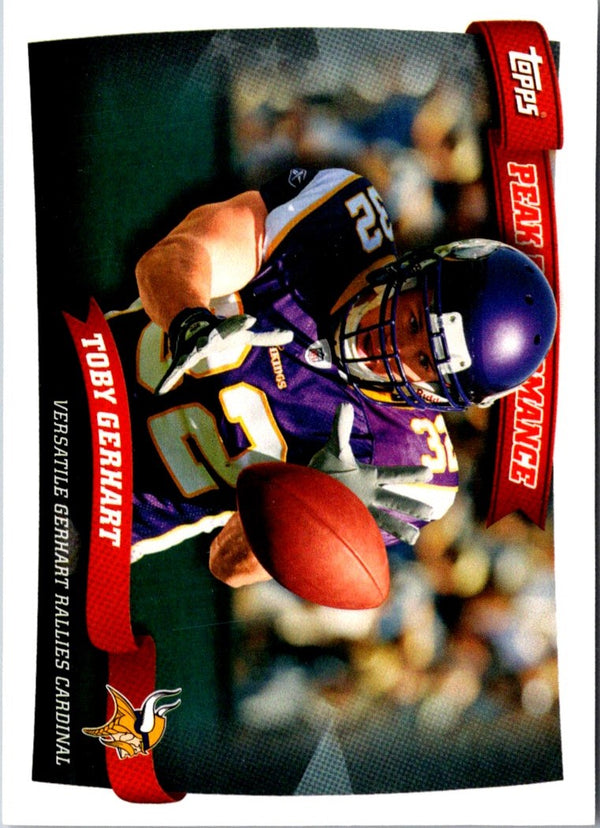 2010 Topps Peak Performance Toby Gerhart #PP22