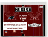 2005 Donruss Elite Career Best Red Jake Delhomme #CB-19 0804/1000