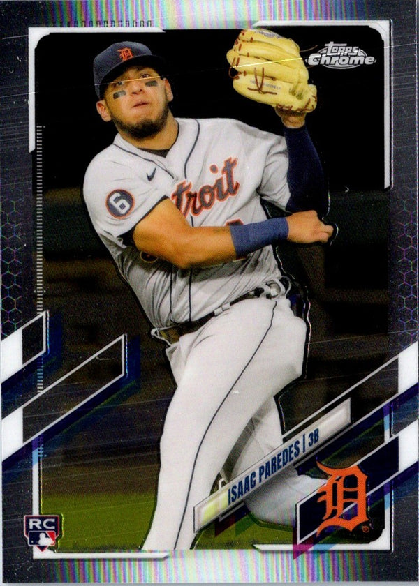 2021 Topps Chrome Isaac Paredes #66 Rookie