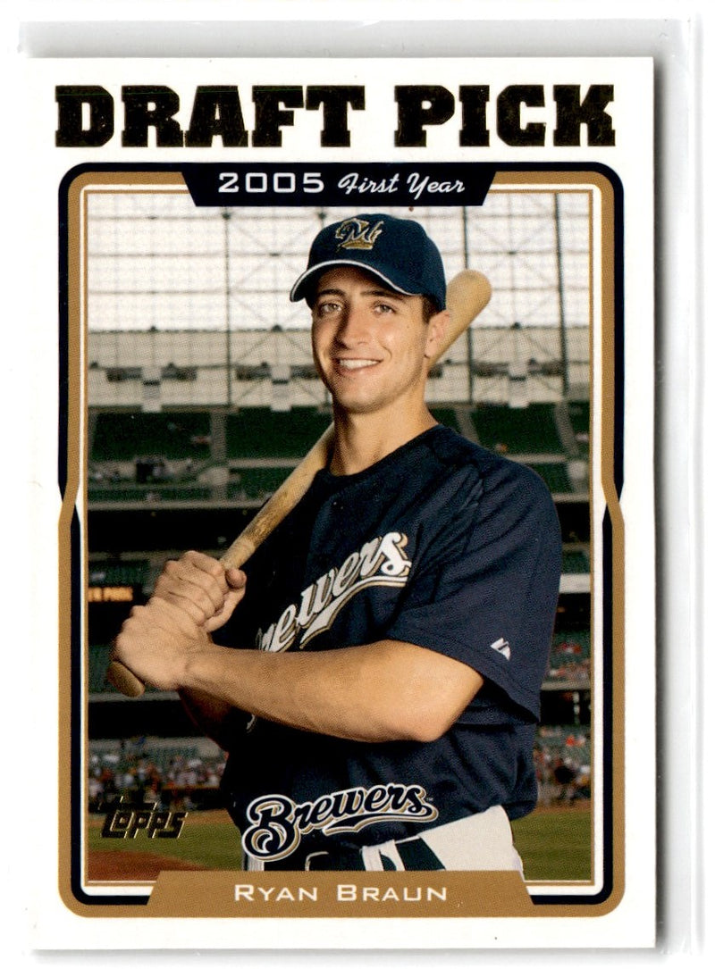 2005 Topps Updates & Highlights Ryan Braun