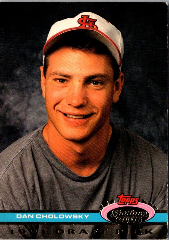 1992 Stadium Club Dome Dan Cholowsky #27