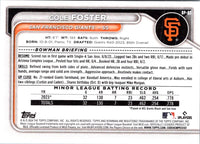 2024 Bowman Prospects Cole Foster #BP-83