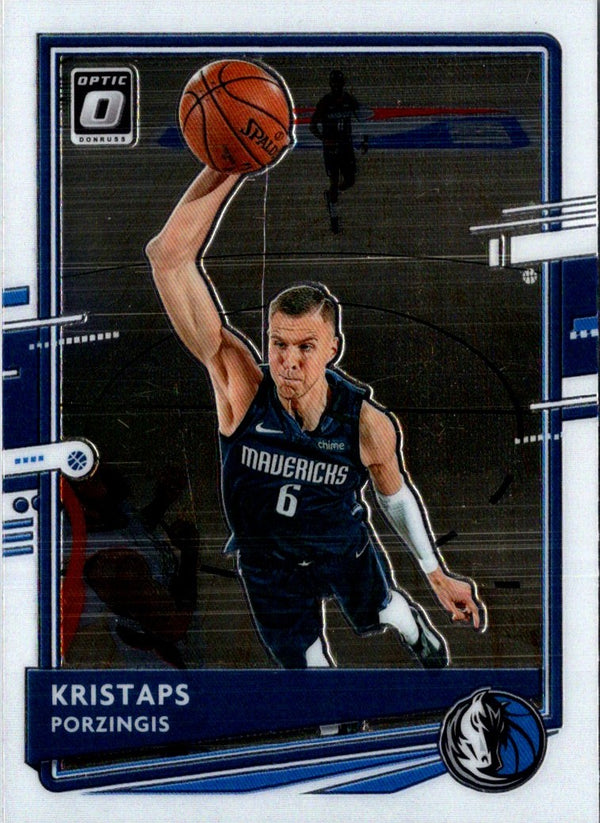 2020 Donruss Optic Blue Kristaps Porzingis #82