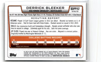 2012 Bowman Draft Picks & Prospects Derrick Bleeker #BDPP157