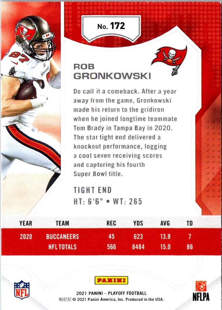 2021 Panini Rob Gronkowski