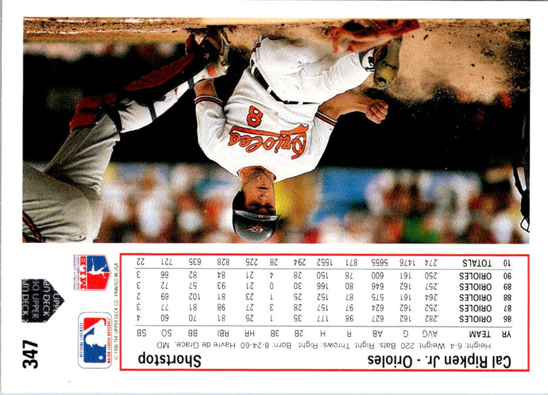 1991 Upper Deck Cal Ripken Jr.