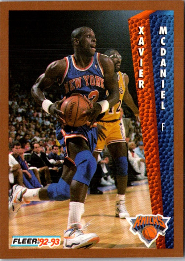 1992 Fleer Xavier McDaniel #153