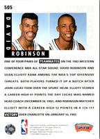 1992 Upper Deck David Robinson/Sean Elliott #505