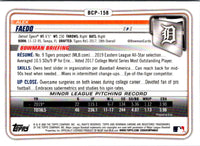 2020 Bowman Chrome Prospects Alex Faedo #BCP-158