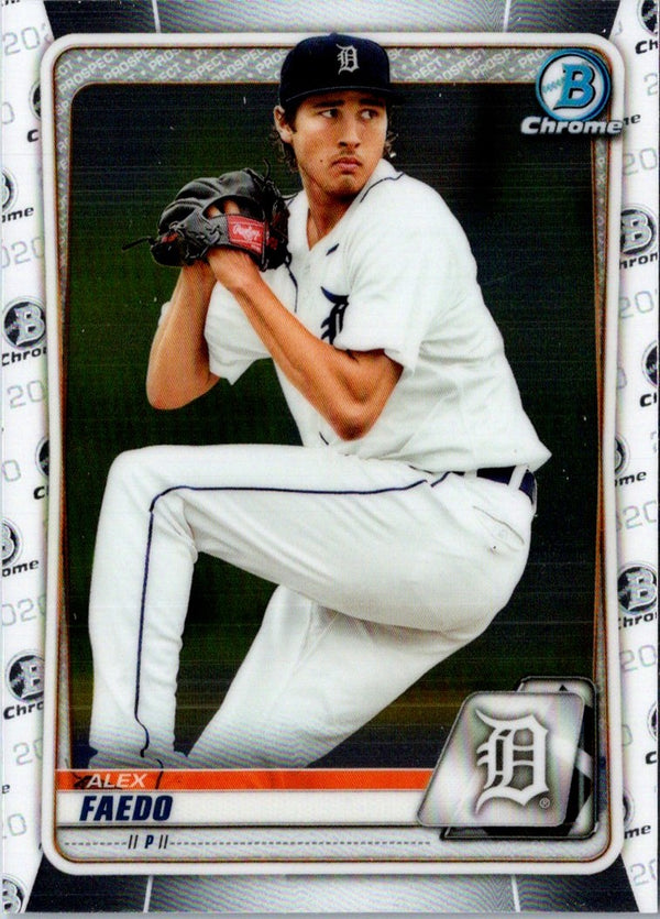 2020 Bowman Chrome Prospects Alex Faedo #BCP-158