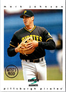 1997 Score Artist's Proofs White Border Mark Johnson